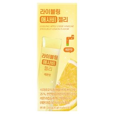 라이블링 애사비 젤리 스틱 레몬맛, 200g, 1개