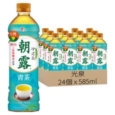 光泉 冷泡茶 朝露青茶, 24個, 585ml