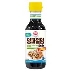 오뚜기 LIGHT & JOY 저당 삼겹살 양파절임소스, 320g, 1개 320g, 1개