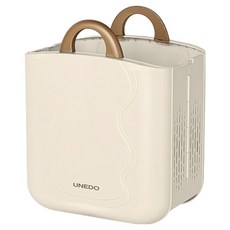 Paradiso 壁掛式/落地式兩用多用途塑膠洗衣籃, 奶油色