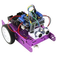 EDUINO Arduino 編碼教育自動駕駛專案金屬 RC 車套件, 1套