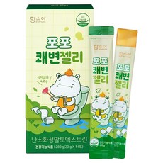 HAMSOA Popo 順暢果凍 14入, 280g, 1個, 蘋果口味