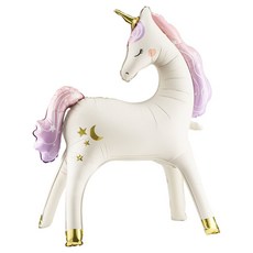 파티데코 세우는 은박 풍선 86 x 95 cm, 유니콘, 1개