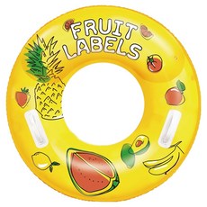 Winnie Connie Yellorang 雙層泳圈87 24S8722, 混合顏色, 1個