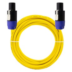 에이치디탑 국산 스피콘 30C 스피커 케이블 옐로우 3m, 1개, HT-SP0302