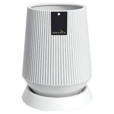 도시정원 모던 인테리어 PP 분갈이 갓등화분 1725, 화이트, 1개