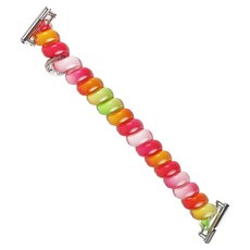 젤센 스마트워치 젤리 스프링 루프 스트랩 밴드 20mm, 1개, 핑크블라썸