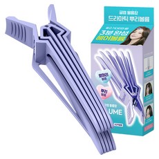 Daleaf Glam Volume Pop 瀏海分線髮根夾, 1個, 紫色