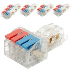 오토크루 무탈피 전선 분기 연결 T형 스카치락 커넥터 2입4출 B형, 10개