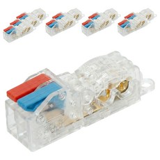 오토크루 무탈피 전선 분기 연결 T형 스카치락 커넥터 2입2출 A형, 10개