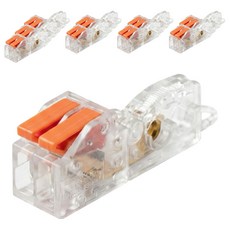 오토크루 무탈피 전선 분기 연결 T형 스카치락 커넥터 1입2출 B형, 10개