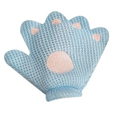 둥둥펫 반려동물 털제거 그루밍장갑 오른손, 블루, 1개