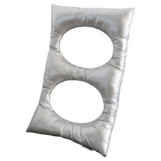 德普羅商務 Y2K 金屬氣墊框架雙面鏡擺飾, 銀色