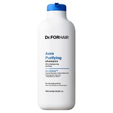 Dr.FORHAIR Aero 潔淨油性頭皮深層清潔皮脂護理洗髮精, 1個, 500ml
