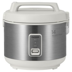 쿠쿠 업소용 대용량 전기보온밥솥 14인용 그레이스 화이트, CR-1415W