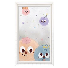 코다치프 귀여운 유리스티커, 디자인9