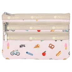 LESPORTSAC 力士保 三面拉鍊化妝包 7158.HF56