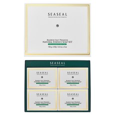 SEASEAL 竹鹽高級香皂 4入, 1套, 100g