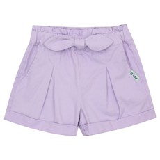 에스핏 리본장식 면 3.5부 바지