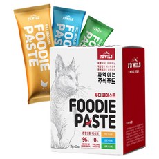 에프디와일드 고양이 푸디페이스트 주식 파우치 12p, 420g, 1개, 혼합맛
