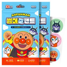 아텍스 호빵맨 썸머겔밴드 one size, 2개, 30개입