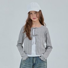 BERITH 青少年兒童款蝴蝶結開襟衫套裝