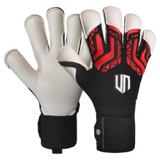 GKUNIONKOREA Skipper 智能寬版守門員手套 雙手配戴套組 UN2523-908, 1套, 紅黑色