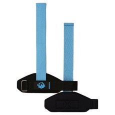 클리커맨 데드리프트 헬스 손목 보호 스트랩 2종 세트 미끄럼방지형, 블루, 1세트