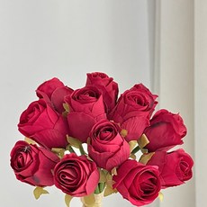 소유공간 조화 그라데이션 장미 꽃다발 S265-0094, 레드, 1개 레드, 1개