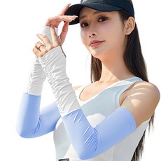 XUE CHENG 夏季涼感防曬冰袖/戶外騎行防紫外線袖套