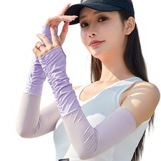 XUE CHENG 夏季涼感防曬冰袖/戶外騎行防紫外線袖套