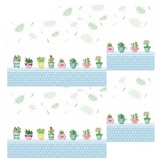 半島良品 炫染廚房防油貼磁磚貼 小清新盆栽, 4個