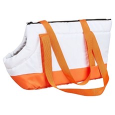 doongdoongpet 寵物舒適肩背外出斜揹包, 白色, 1個