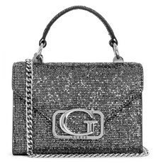 GUESS 女款 ZALINA G標誌 亮片 迷你 手提 翻蓋包 HO3A3A5
