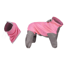 DING DONG PET 寵物全覆蓋雨衣, 粉紅色, 1個