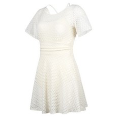 renoma SWIM 女款鉤織罩衫傘狀連身泳衣 RN-LS2G913