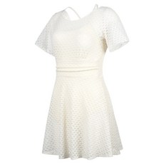 renoma SWIM 女款鉤織罩衫傘狀連身泳衣 RN-LS2G913