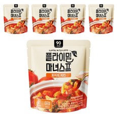 플라이밀 마녀스프 토마토 치킨, 300g, 5개