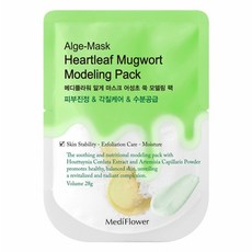 MediFlower 台灣公司貨 SPA海藻軟膜 綠色 魚腥草, 1組, 1入