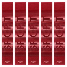 Songwol 松月 SHAVOREN 多功能運動毛巾 20 x 110 cm, 紅色, 5個