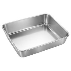발룬피니 연마제 없는 강화 스텐 사각 밧드, 1개, 단품