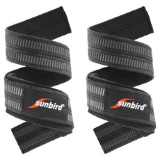 썬버드 논슬립 헬스 스트랩 SB870 2p, 블랙, 1개