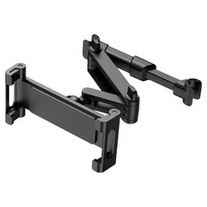 카위너 차량용 헤드레스트 태블릿 거치대 17.5 x 6.5 x 8 cm, 블랙, 1개