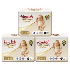 kindoh 頂級 Bebe Guard Nature 黏貼型尿布 小號 男女通用, 90張, 2階段