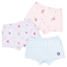 Maykids 兒童用無螢光Awesome Berry莫代爾四角褲3件組