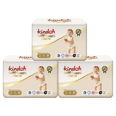 킨도 프리미엄 베베가드 네이처 팬츠형 기저귀 대형 남여공용, 102매, 4단계