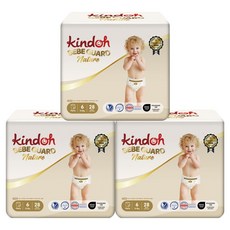 kindoh 頂級 Bebe Guard Nature 褲型紙尿褲 加大號 男女通用, 84張, 6階段