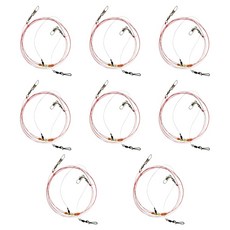 魚訊工房 可調節子線間距 大容量 槍烏賊 Ika Metal 釣組 8入, 1個