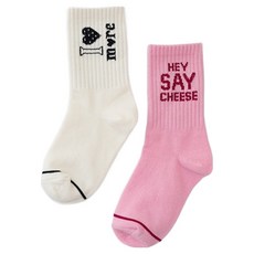ILoveJ Seymour 運動襪 2雙組
