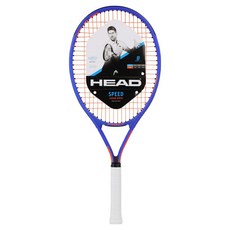 HEAD 海德 SPEED JR 23 98 16 x 18 青少年網球拍 215g, 鈷藍色 + 橘色, 1個